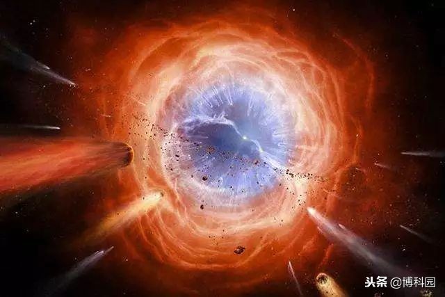 恒星爆炸的物质,第一个爆炸的恒星是什么