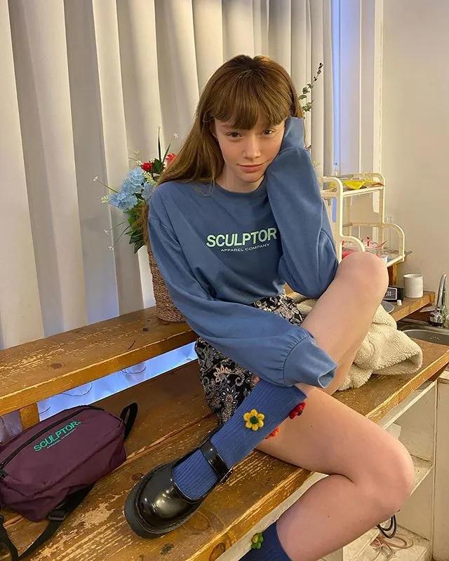 韩国爆款卫衣2021,韩国新款潮流卫衣秋天百搭款