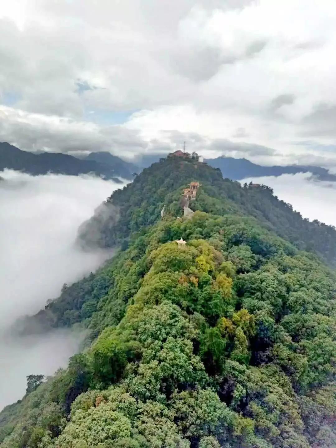 西安南五台景区游玩,西安南五台云海仙境究竟有多美