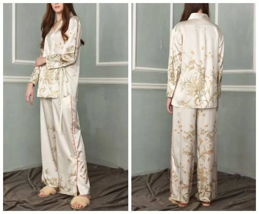 coykiss真丝红色本命年睡衣女,夏天穿的真丝睡衣又凉快又舒服的