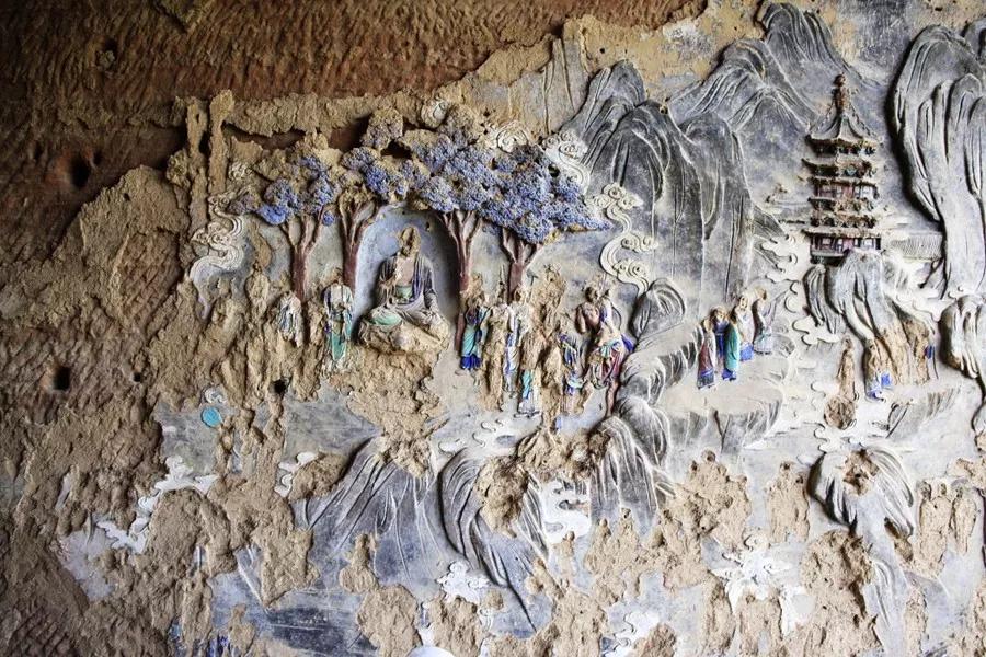 泾川罗汉洞书记,泾川罗汉洞坡传说