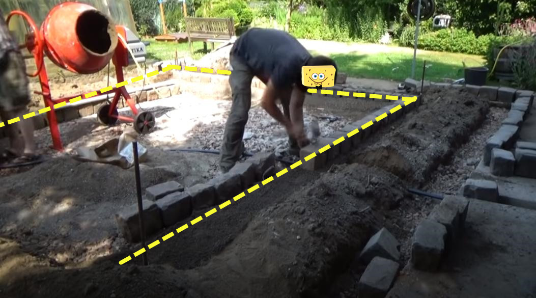 红砖与石板搭配铺庭院,如果你家有院子全集