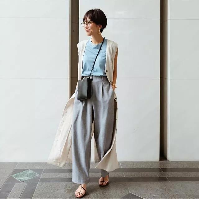 最时髦的孕妇穿搭,日本妈妈精致穿搭