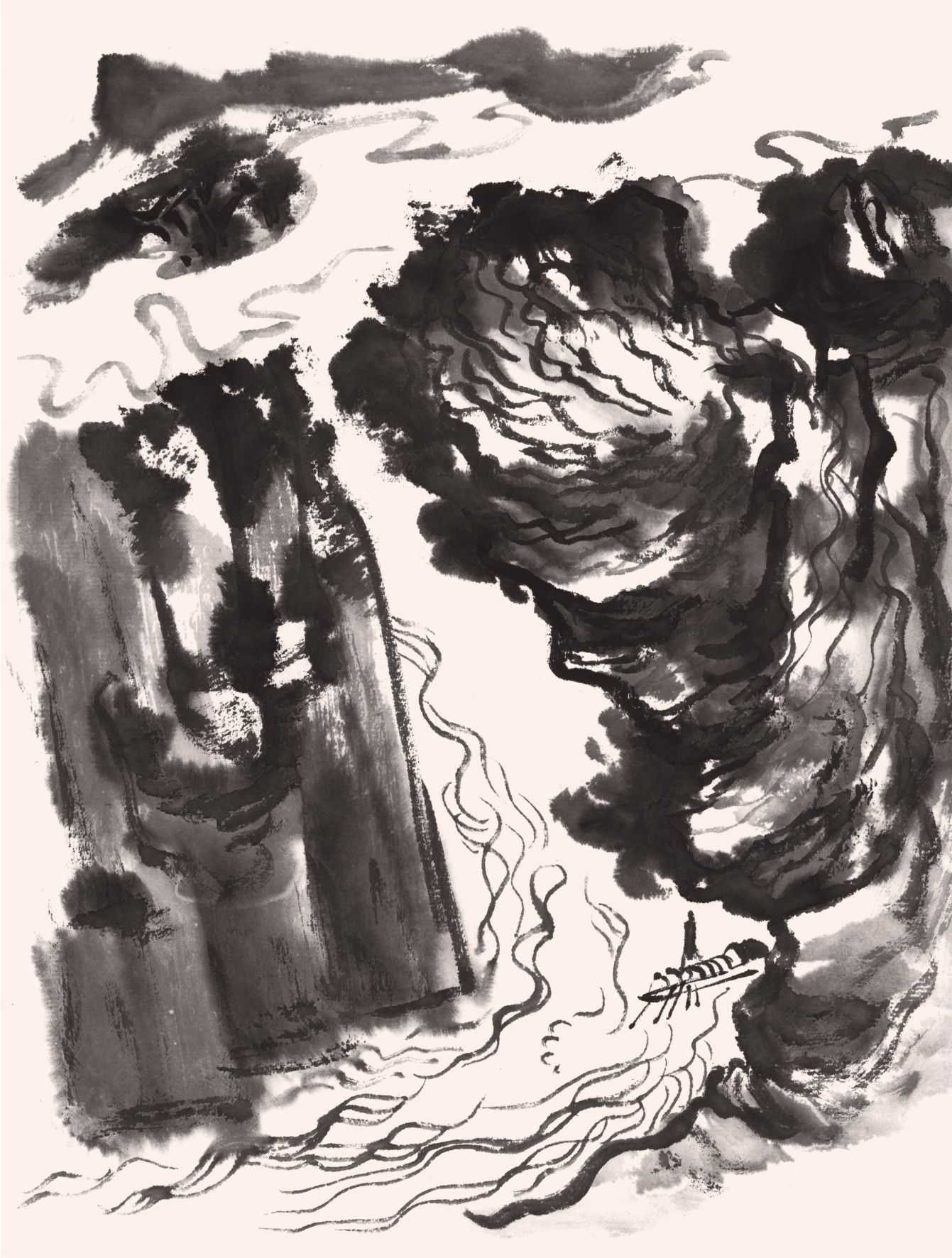 国画不会构图,国画不会创作