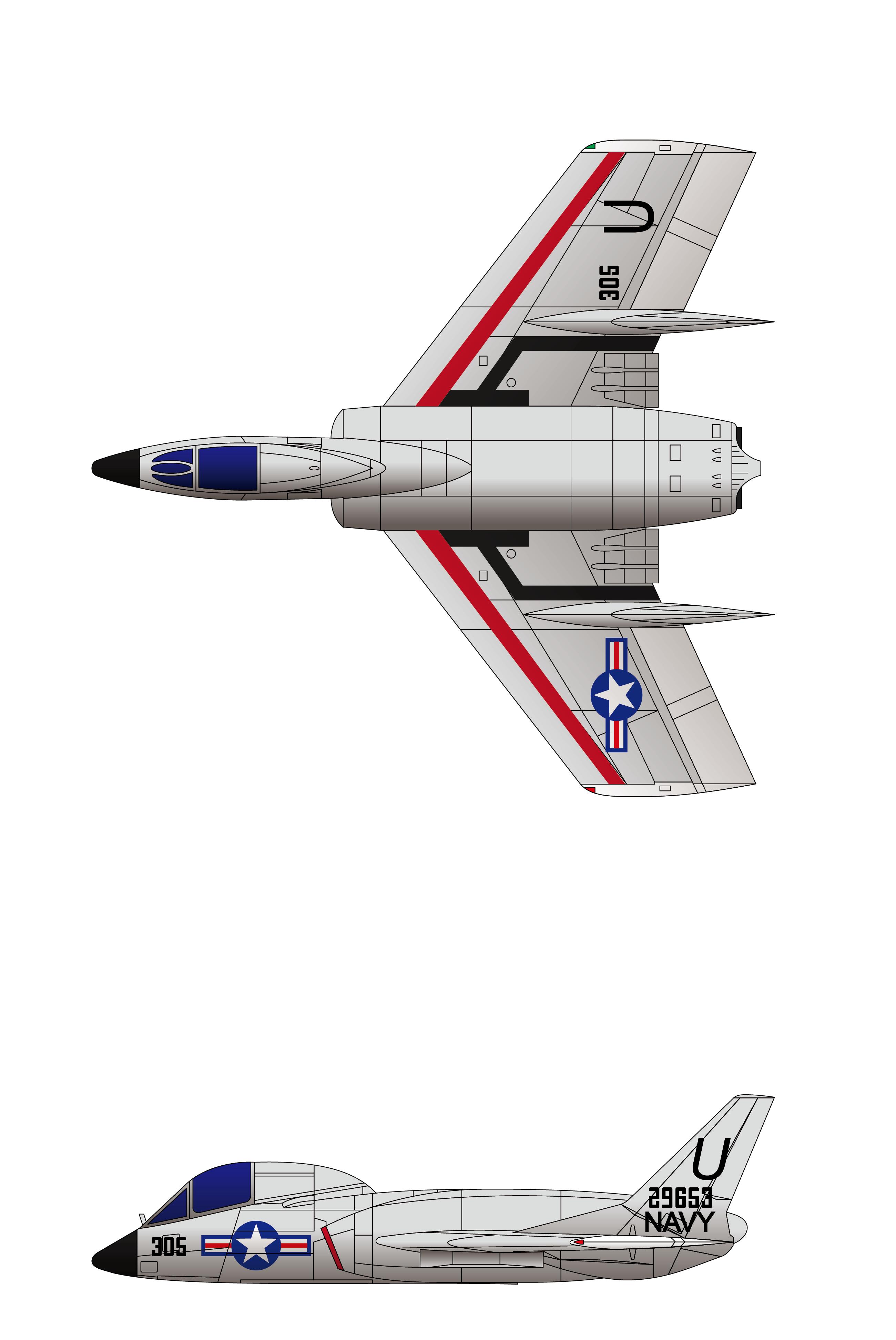 美国第一款舰载喷气战斗机,美国现役双发重型舰载战斗机