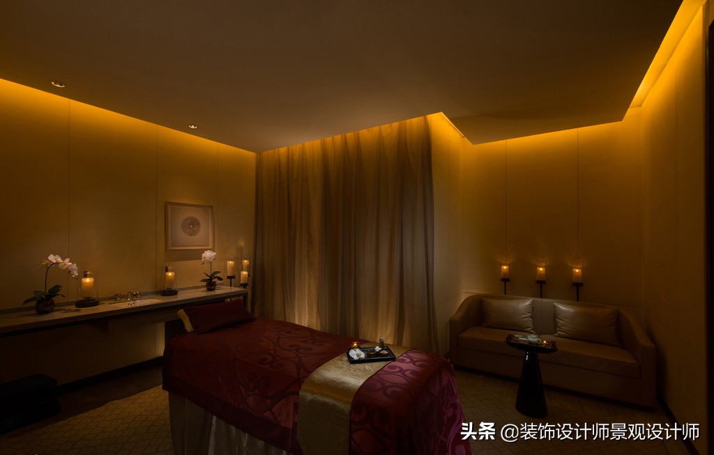 50平米禅意中医养生馆设计图,中医养生理疗会所设计