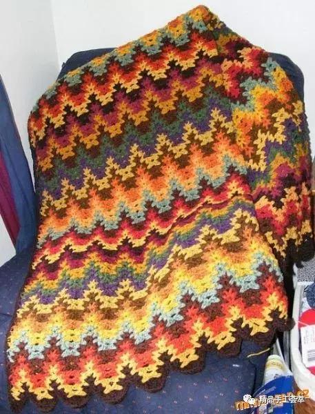 初学钩针100款毛毯图解,各种各样的花样毛毯钩针图解视频