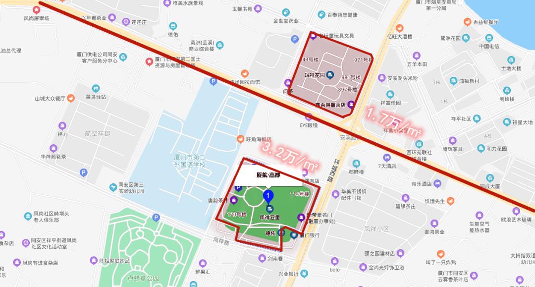 不到1公里房价每平差3万？!厦门这些小区太魔幻…