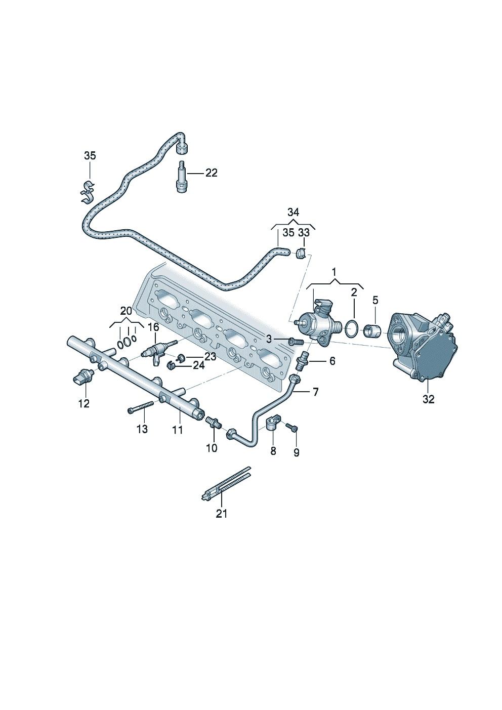 2.0凌渡高压油泵时不时响一下,大众凌渡油泵泄压怎么修复