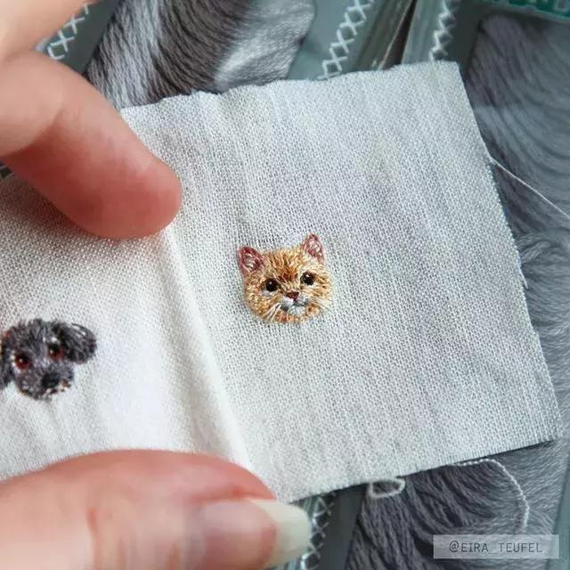 当一个程序员迷上了刺绣，就算手骨折了也无法阻止她……