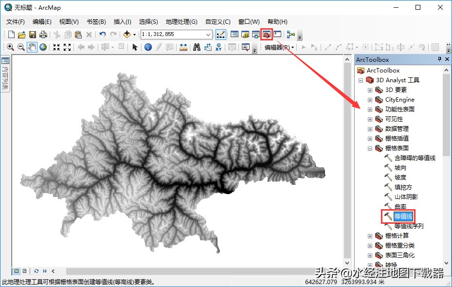 如何下载等高线,怎么下载矢量等高线