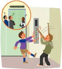 停电被困电梯的自救方法,不小心被电梯困住了怎么办