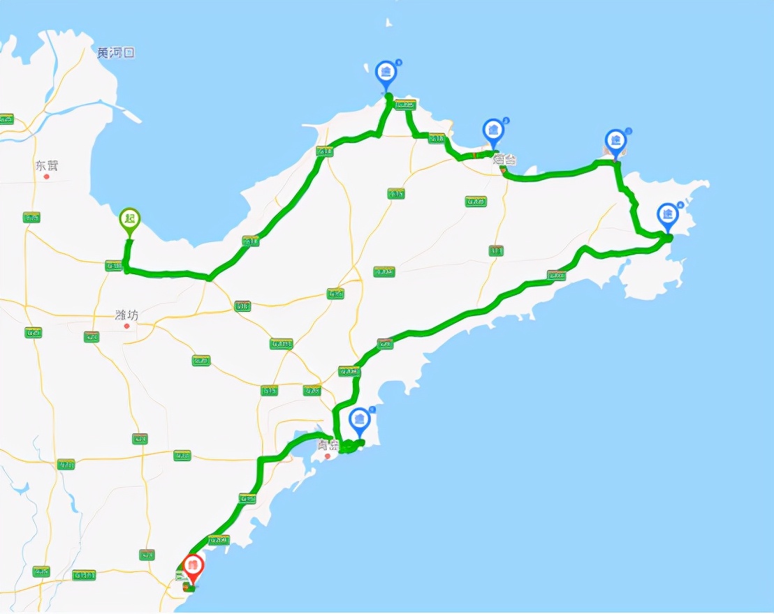 山东自驾游最佳旅游路线发布,山东自驾旅游攻略最全最好的线路