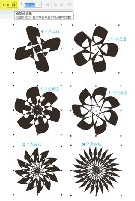 coreldraw多边形工具怎么用,coreldraw轮廓图工具