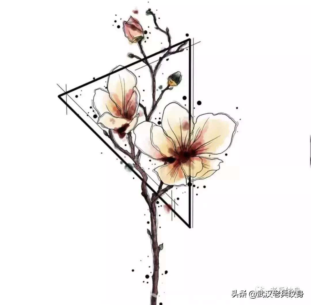 水墨凤凰纹身高清图,水墨纹身图案大全男