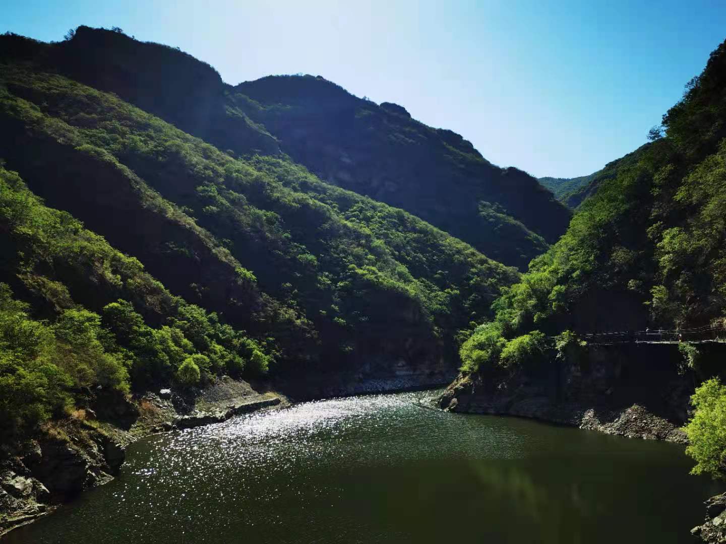 打卡北京双龙峡风景区，十里溪流百潭瀑布，北方小九寨名不虚传