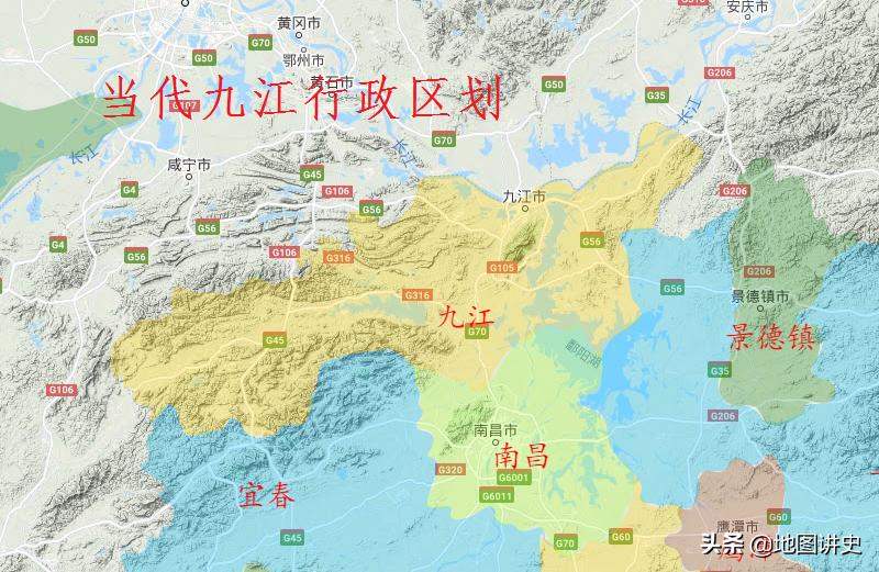 江西九江行政区划,九江把武宁和修水分为三个县吗