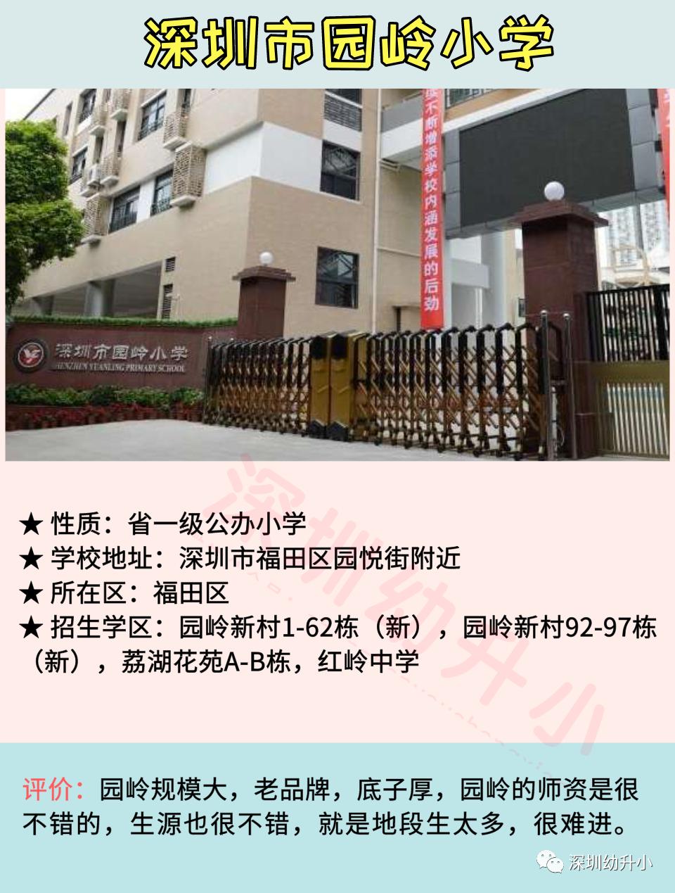2020深圳小学排名前100名名校,深圳十大小学学校排名榜