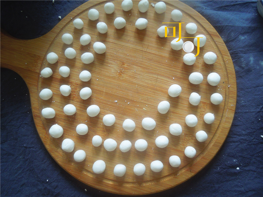 糯米豆沙圆子的做法,豆沙糯米圆子甜品