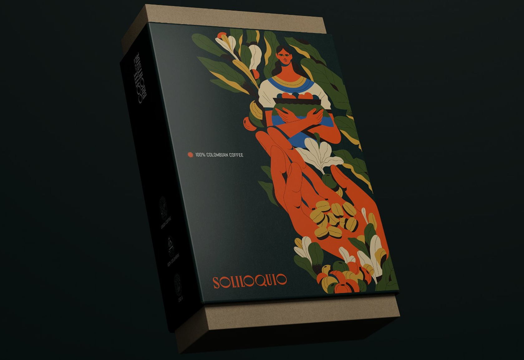 SoliloquioCoffee哥伦比亚咖啡品牌设计via:CristianGonzález​​​​