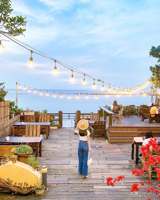 超级治愈美丽的海岸线咖啡厅,台湾小资咖啡馆