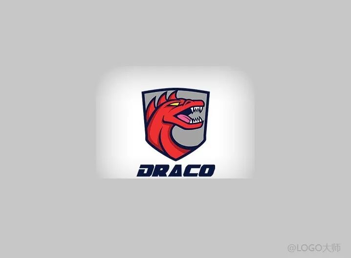 龙主题创意logo设计欣赏,龙logo设计中国风