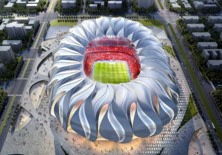 恒大新球场布局,恒大新球场建设过程