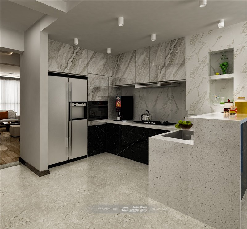 滇池俊府经典案例,滇池俊府120平装修