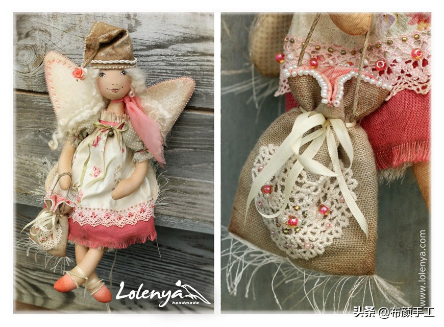 OlgaAbakumova的布艺娃娃,魔法花园里小花仙