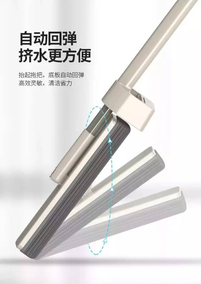 方便易清洗的拖把,免手洗拖把简直太方便了