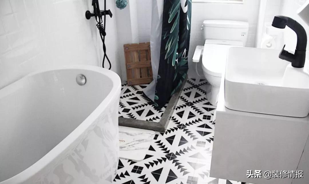 小户型卫生间平面布局最佳效果图,正方小户型卫生间设计布局