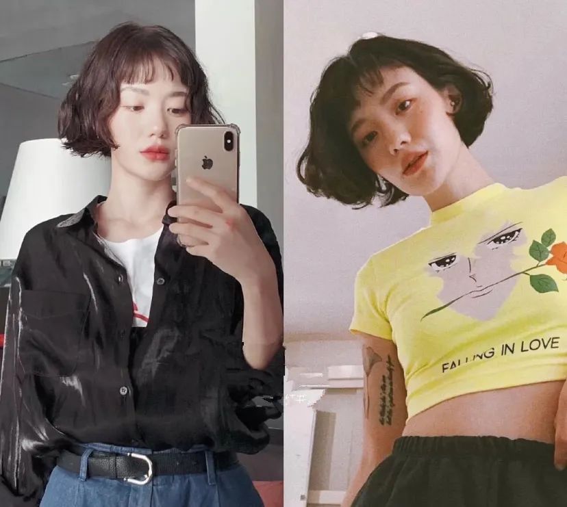 大圆脸型的女生适合剪短发,学生党剪短发适合大脸和长脸