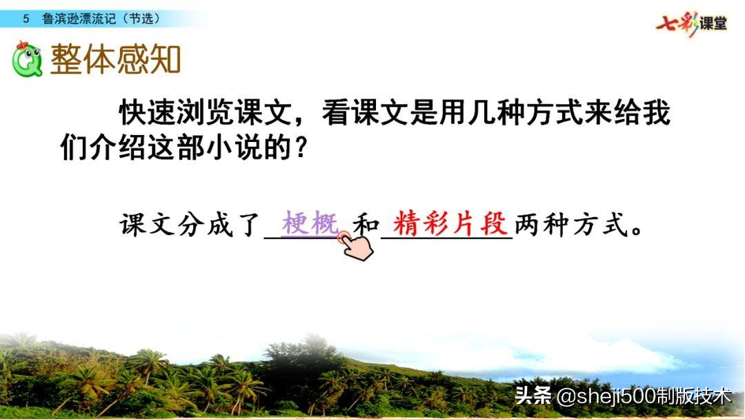 六年级下册鲁滨逊漂流记预习笔记,六下语文书预习笔记鲁滨逊漂流记