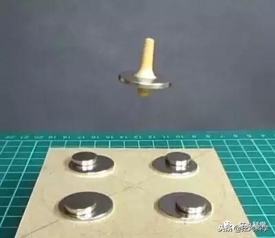 磁铁磁悬浮陀螺,用吸铁石做悬浮陀螺