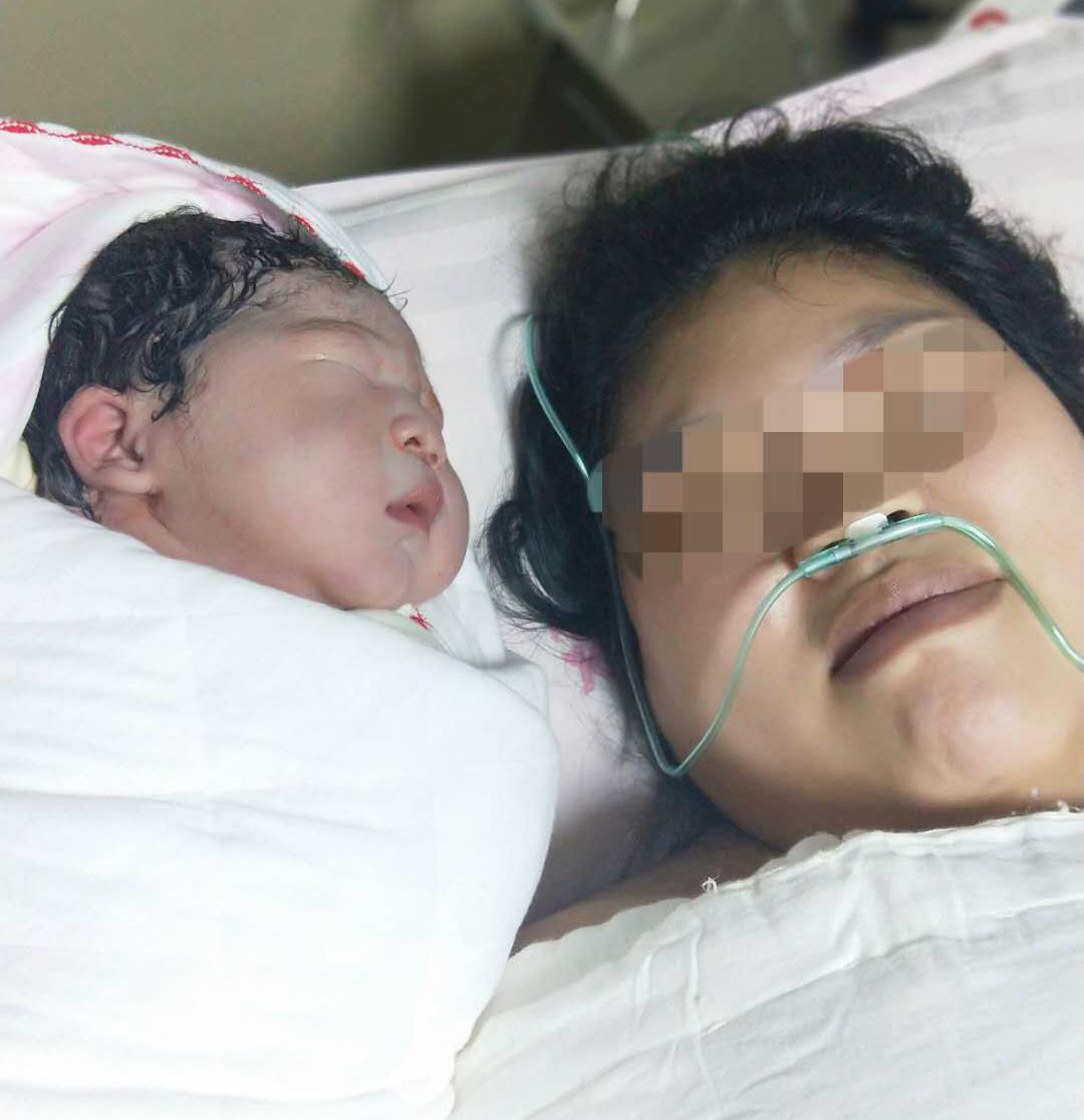 邯郸二院顺产,13斤重的巨大儿顺产