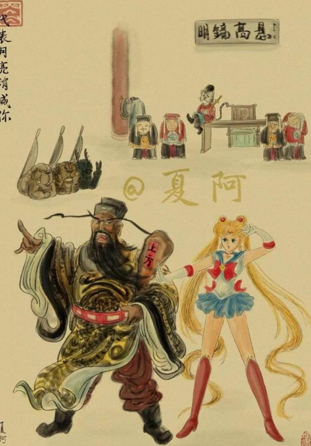 “*宫春**”画一画名气满天下,夏阿这么有趣的画家,你爱了吗?