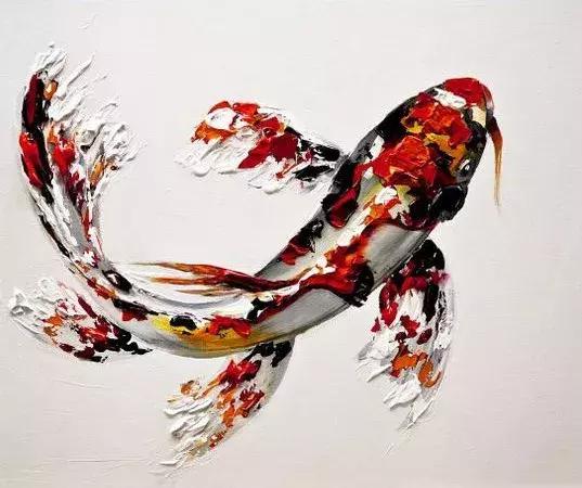 转运锦鲤简笔画,简笔画100种锦鲤图片