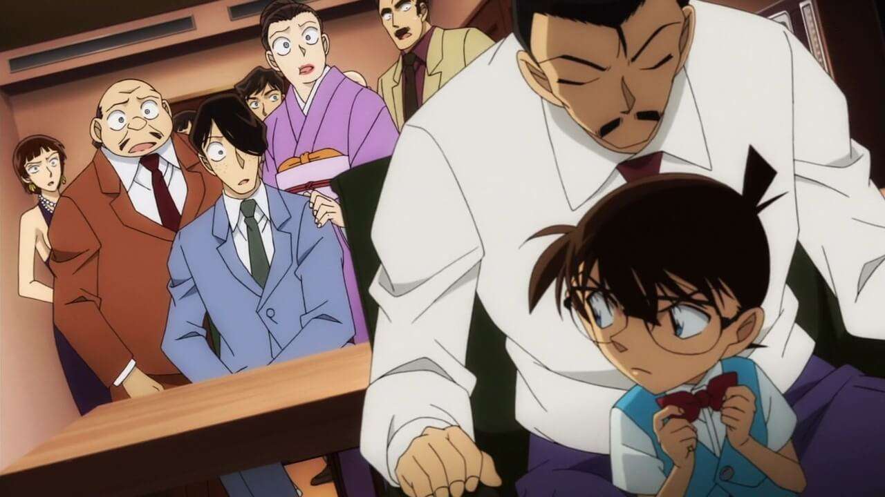 柯南里让人哭笑不得的梗,小五郎被射800多次没感觉