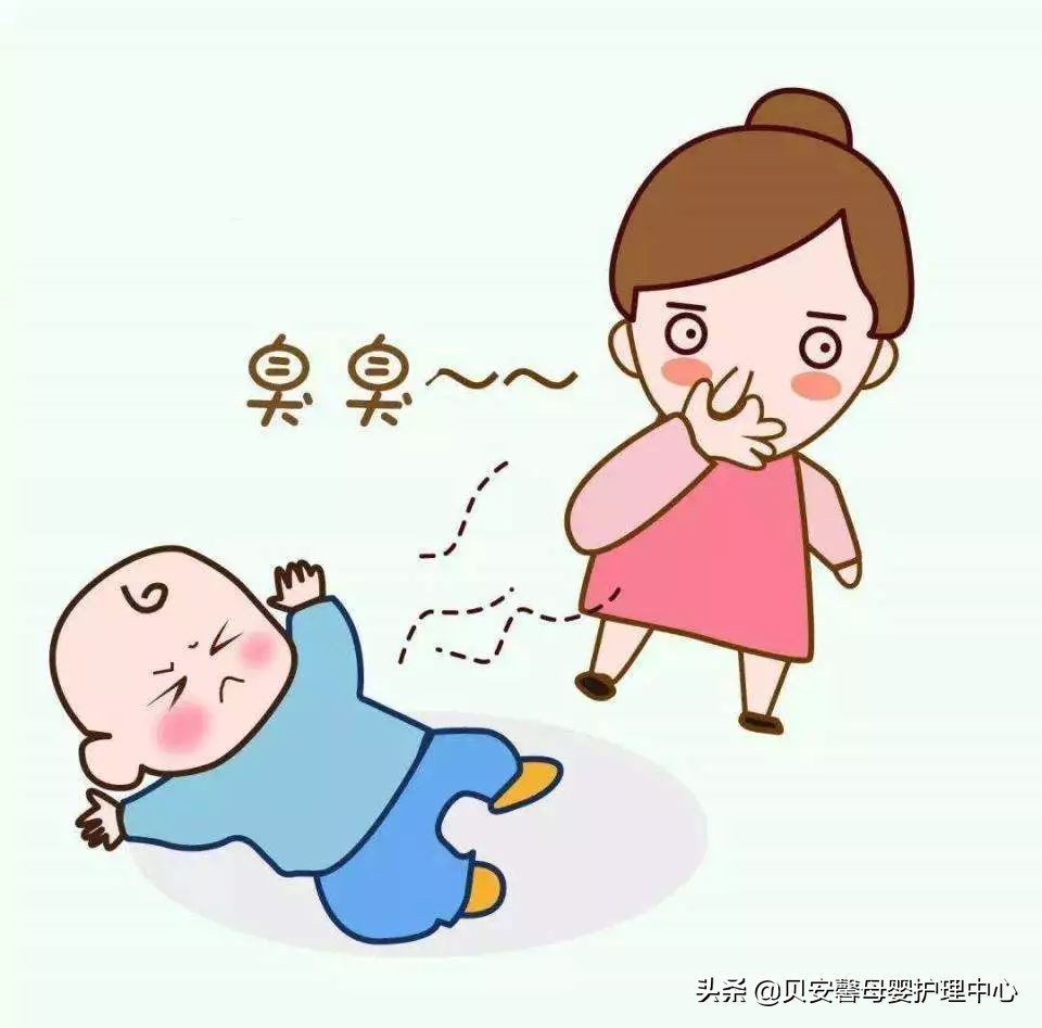 宝宝放屁有屎是怎么回事还酸臭,宝宝屁多且大便臭是什么原因