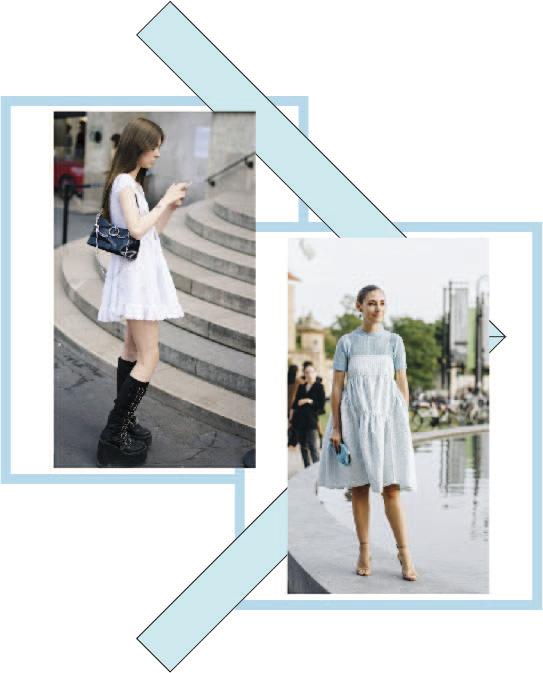 小仙女夏季减龄娃娃裙套装穿搭 (娃娃裙穿搭显瘦减龄)