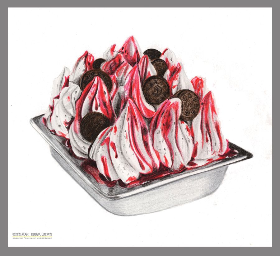 彩铅花卉作品临摹素材,动漫人物彩铅素材图片