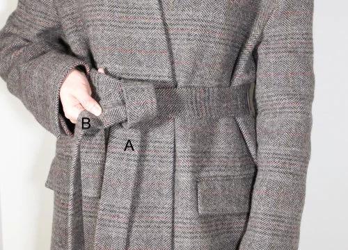 大衣腰带怎么系简单又好看,大衣短腰带系法简单又好看的系法