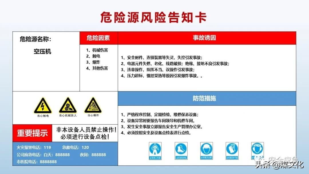岗位风险告知卡最新模板,液化气站2021新版岗位风险告知卡