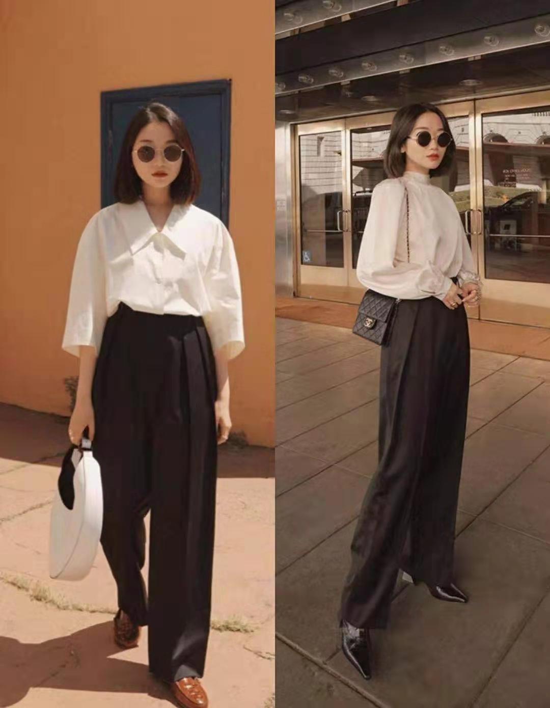 158小个子穿长款好看吗,小个子适合宽松款式衣服