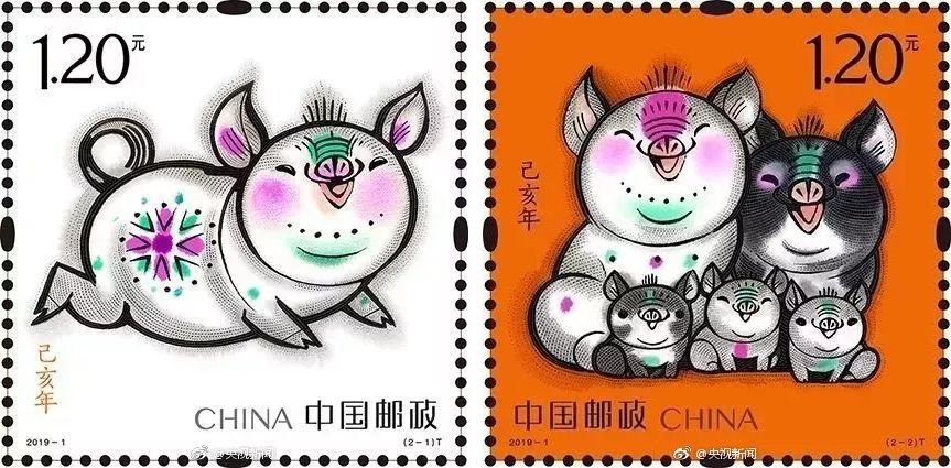 猪年的邮票是什么样的,今年猪年有什么好的邮票