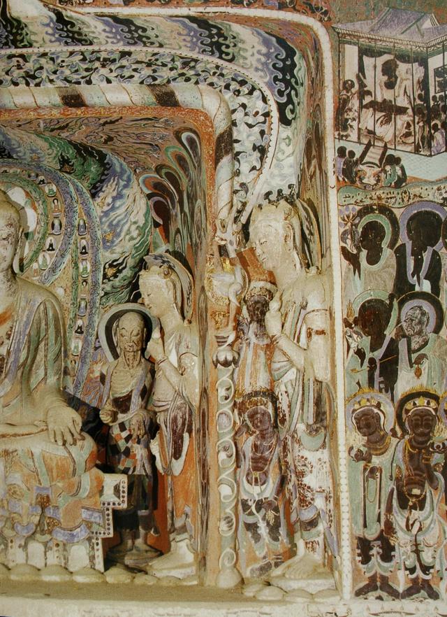 敦煌壁画320窟赏析,敦煌莫高窟420窟壁画