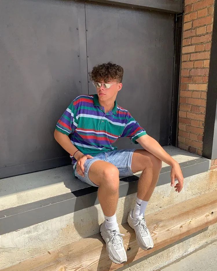 夏天polo衫外套穿什么,夏天冰丝polo衫