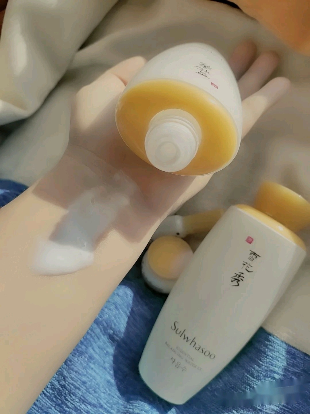 ahc黄金水乳套装和雪花秀,韩国牌子水乳平价抗老