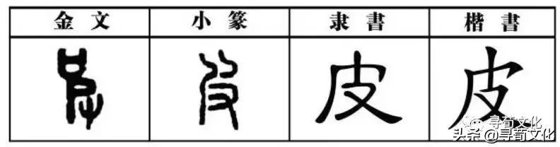 皮汉字写法,皮汉字教学