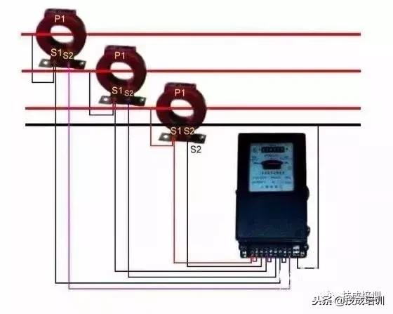 配电柜的电流表互感器接线方法,配电柜电流互感器正确接线图